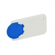 Chiphalter mit 1 Euro-Chip - blau/weiß