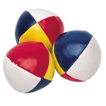 Jonglierball mit 4 Segmenten - bunt