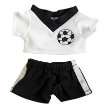 Fußball-Dress Gr. S - schwarz/weiß
