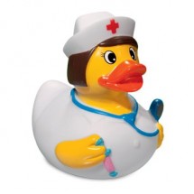 Quietsche-Ente Krankenschwester - gelb