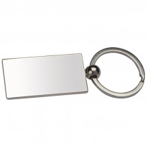 Metall-Schlüsselanhänger - grau