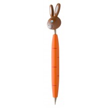 Kugelschreiber Hase Zoom - braun/orange