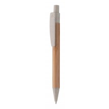 Bambus-Kugelschreiber Boothic-beige