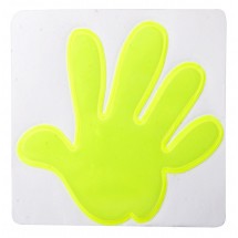 Reflektionssticker Hand Astana - gelb