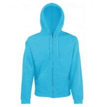 Classic Hooded Sweat Jacket - Azure Blue