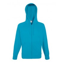 Lightweight Hooded Sweat Jacket - Azure Blue