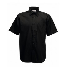 Men´s Short Sleeve Poplin Shirt - Black