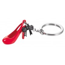 Schlüsselanhänger CAROLINA - rot, schwarz