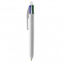 BIC® 4 Colours Mini Kugelschreiber, weiß