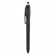 BIC® 4 Colours Stylus Kugelschreiber, schwarz