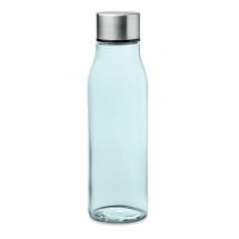 VENICE Trinkflasche Glas 500 ml transparent blau