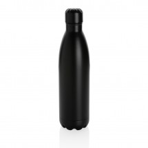 Solid Color Vakuum Stainless-Steel Flasche 750ml, schwarz