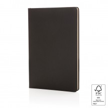 A5 FSC® Hardcover Notizbuch, schwarz
