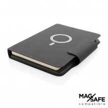 Artic magnetisches 10W Wireless Charging Notizbuch, schwarz