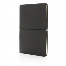 Modern Deluxe Softcover A5 Notizbuch, schwarz
