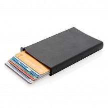 Aluminium RFID Kartenhalter - schwarz