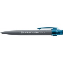 STABILO style fabric Kugelschreiber, grau/transparent blau