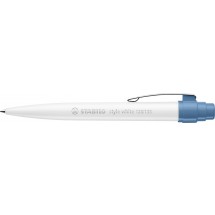 STABILO style white Kugelschreiber, weiß/blau