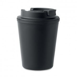 TRIDUS Becher recyceltes PP 300 ml, Black