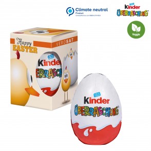 Kinder-Überraschungs-Ei in Werbegeschenkbox mit Sichtfenster