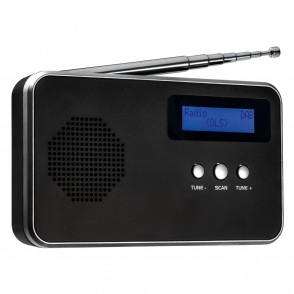 Tragbares Digitalradio FM / DAB+ REFLECTS-BARCELOS BLACK SILVER