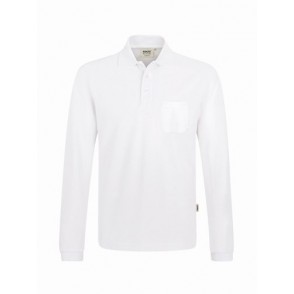 HAKRO No.809 Longsleeve-Pocket-Poloshirt Top