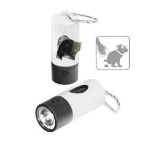 Gassi-Taschenlampe, 1 LED (weiß)