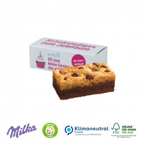 Milka Mini Schoko-Kuchen „Choco Brookie“, Klimaneutral, FSC®