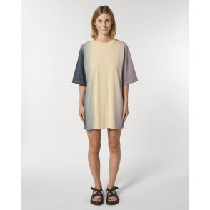 Damen T-Shirt-Kleid Stella Twister Dip Dye