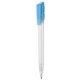 Kugelschreiber TWISTER FROZEN - frost-weiss transparent/caribic-blau transparent