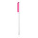 Kugelschreiber SPLIT WHITE-neon-pink