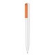 Kugelschreiber SPLIT WHITE-flamingo-orange TR/FR