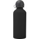 Trinkflasche Cap aus Aluminium (600 ml) - Schwarz