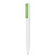 Kugelschreiber SPLIT WHITE-neon grün transparent