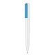 Kugelschreiber SPLIT WHITE-neon-blau