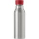 Trinkflasche Bidon aus Aluminium (600 ml) - Rot