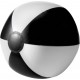 PVC-Wasserball - Schwarz/Weiß