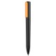 Kugelschreiber SPLIT-schwarz/neon-orange