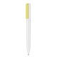 Kugelschreiber SPLIT WHITE-neon-yellow