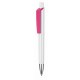 Kugelschreiber TRI-STAR - weiss/fuchsia-pink