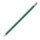 Bleistift mit Radiergummi Hickory - grün