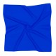 Nickituch, Polyester Twill, uni, ca. 53x53 cm - blau