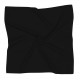Nickituch, Polyester Twill, uni, ca. 53x53 cm - schwarz