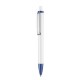 Kugelschreiber EXOS II - weiss/azur-blau