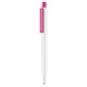 Kugelschreiber PEAK - weiss/fuchsia-pink