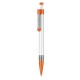 Kugelschreiber SPRING - weiss/orange