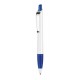 Kugelschreiber BOND - weiss/azur-blau