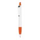 Kugelschreiber BOND - weiss/orange