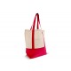 Einkaufstasche aus Baumwolle OEKO-TEX® 140g/m² 40x10x35cm, Rot