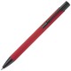 Kugelschreiber Alicante gummiert - Rot / Schwarz